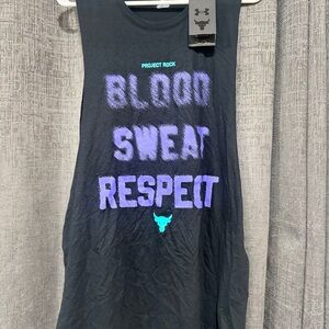 Under Armour Project Rock Black Tee